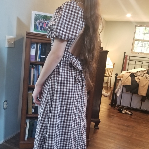 Beautiful Cottagecore checked dress - Picture 10 of 13